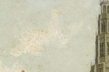 Фрагмент A MARKET BY THE ST BAVO CHURC