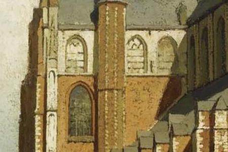 Фрагмент A MARKET BY THE ST BAVO CHURC