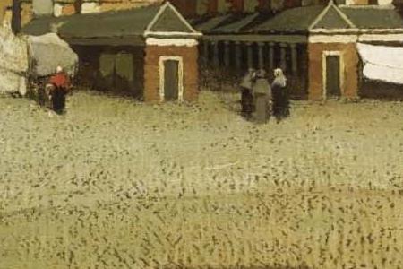 Фрагмент A MARKET BY THE ST BAVO CHURC