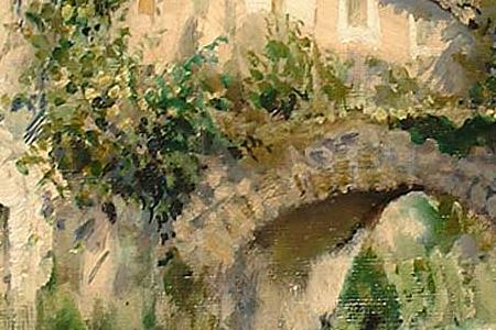 Фрагмент A Provencal landscape