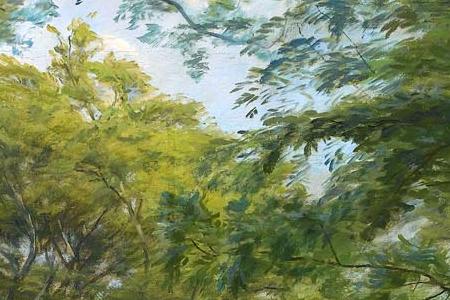 Фрагмент A river landscape