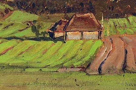 Фрагмент A rural landscape