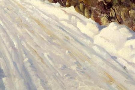 Фрагмент A SNOWY LANDSCAPE