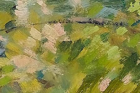 Фрагмент A sun drenched garden