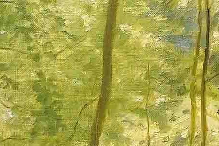 Фрагмент A sunlit wood