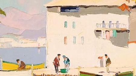 Фрагмент A View of Cannes Bay from the Summer Casino