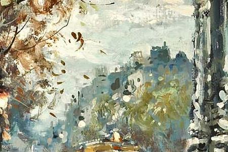 Фрагмент A view of Porte St Denis