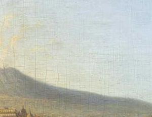 Фрагмент A VIEW OF THE BAY OF NAPLES WITH THE MOUNT VESUVIUS IN THE BACKGROUND II