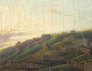 Фрагмент A VIEW OF THE BAY OF NAPLES WITH THE MOUNT VESUVIUS IN THE BACKGROUND