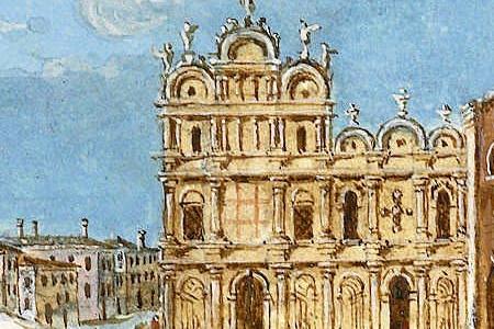 Фрагмент A view of the church SS Giovanni e Paolo and the Scuola San Marco Venice