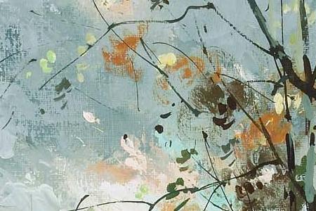 Фрагмент A view of the flower market at Place de la Madeleine