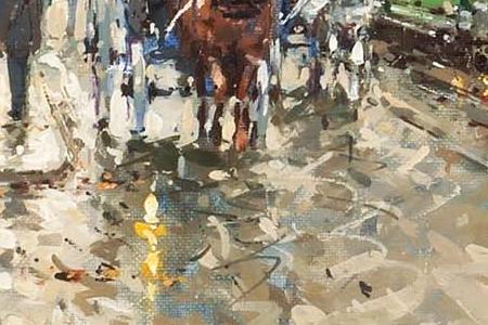 Фрагмент A view of the Louvre