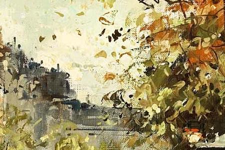 Фрагмент A view of the Place de la Madeleine