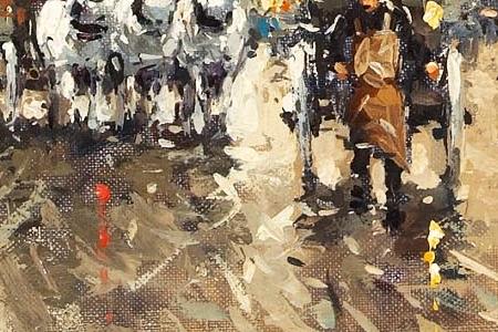 Фрагмент A view of the Place de la Republique