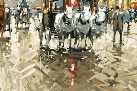 Фрагмент A view of the Porte de Saint Denis