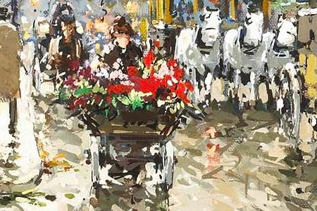 Фрагмент A view of the Theatre du Vaudeville