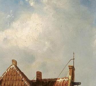 Фрагмент A VIEW OF UTRECHT THE DOM TOWER IN THE DISTANCE