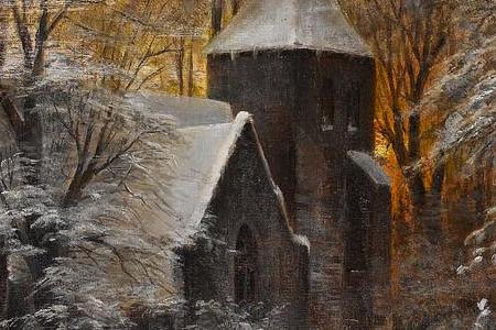 Фрагмент A winters evening