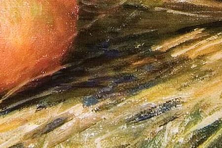 Фрагмент Алма-Атинские яблоки.1937.