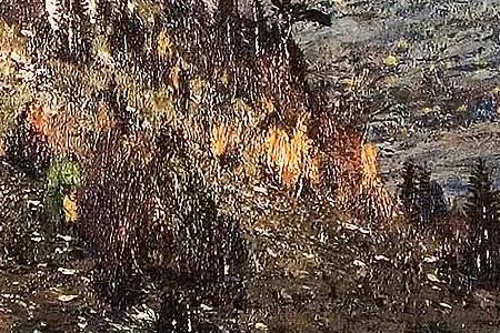 Фрагмент Альпы. 1895.