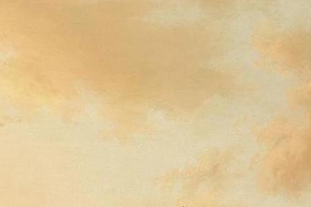 Фрагмент AN EXTENSIVE SUMMER LANDSCAPE WITH TRAVELLERS ON A PATH