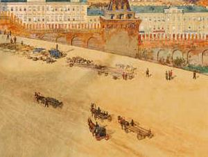 Фрагмент -an-extensive-view-on-moscow-with-the-towers-of-the-kremlin