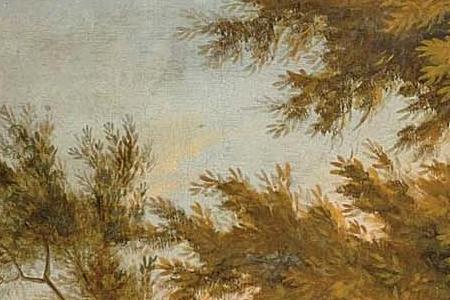 Фрагмент AN EXTENSIVE WOODED RIVER