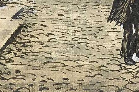 Фрагмент AN ILLUSTRATION FOR ALEXANDER PUSHKIN\'S BRONZE HORSEMAN