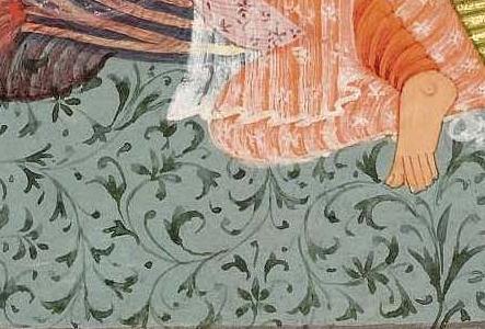 Фрагмент AN ILLUSTRATION FROM A RAGAMALA SERIES JALADHARA SON OF MEGHA RAGA-India Bilaspur 1700