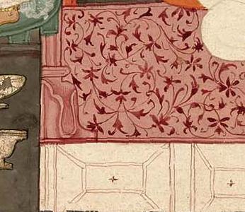 Фрагмент AN ILLUSTRATION FROM A RAGAMALA SERIES RAGA KEDARA SON OF MEGHA INDIA BILASPUR