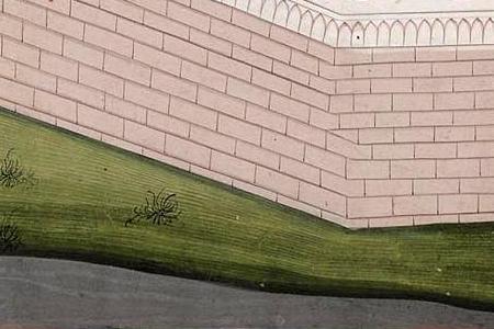 Фрагмент AN ILLUSTRATION FROM THE RAMAYANA RAMA WITH SAGE VASHISHTHA-India Kangra or Guler