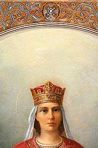 Фрагмент An Important Russian Icon of the Empress Saint Alexandra