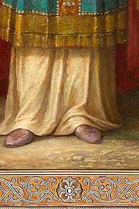 Фрагмент An Important Russian Icon of the Empress Saint Alexandra