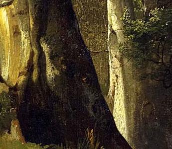 Фрагмент Arbres um 1850