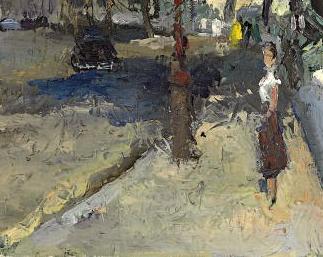 Фрагмент Au bord de la Seine