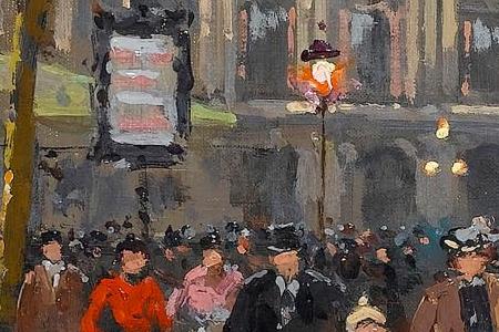 Фрагмент Au Cafe de la Paix Paris