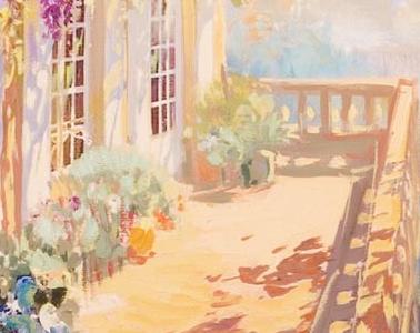 Фрагмент Балкон с видом на море