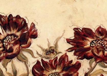 Фрагмент Баночка "Tea" с цветами