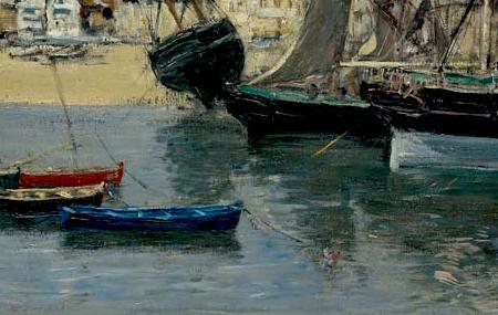 Фрагмент BATEAUX L ANCRE DANS LE PORT