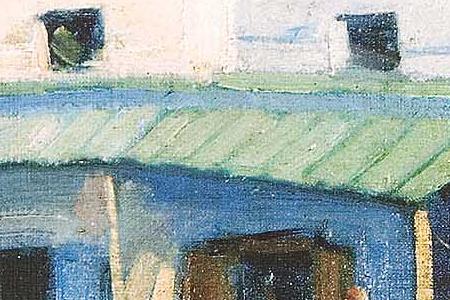 Фрагмент Базар в Костроме.1909.