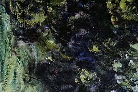 Фрагмент Белые кувшинки. 1899.