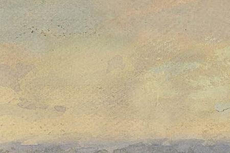 Фрагмент Берег Средиземного моря в шторм