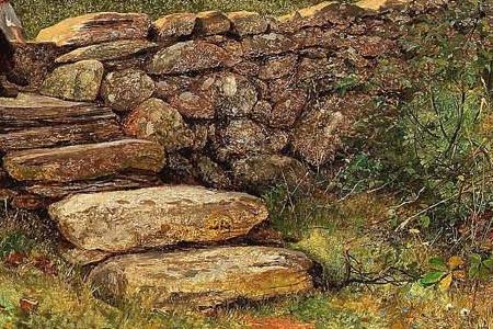 Фрагмент Betwsey coed church on the Conway