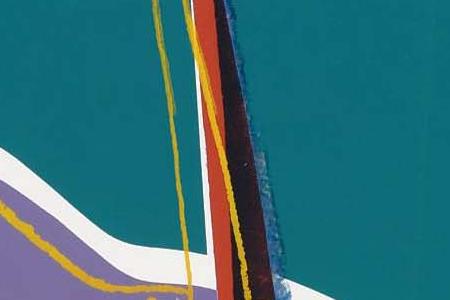 Фрагмент BLACK RHINOCEROS в бирюзово голубых тонах