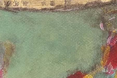 Фрагмент Blue bowl.