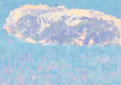 Фрагмент BLUE DAY AT LAKE SILS