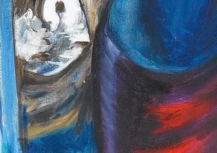 Фрагмент Blue Fisherwoman