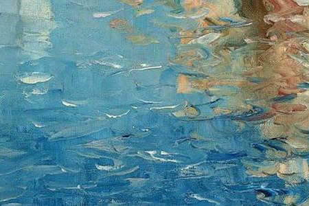 Фрагмент BOATS IN A HARBOUR