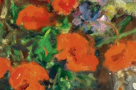 Фрагмент BOUQUET AUX COQUELICOTS