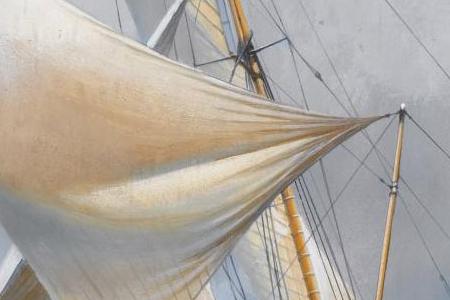 Фрагмент Britannia and White Heather 1905 with the Guardship Dominion